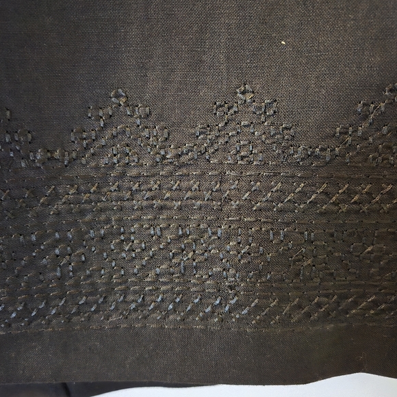 Vintage Jones Wear Mix & MatchWoman's Black Linen Blend Maxi-Skirt Size 14, NWTs - Picture 2 of 11